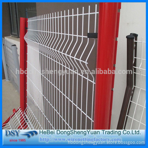 Anti-corrosive powder coated wire mesh panels/3D curved wire mesh fence